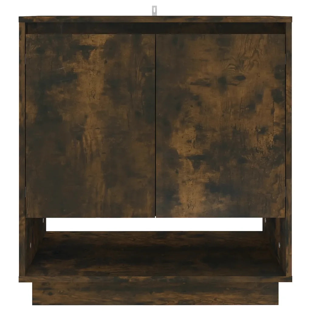 Credenza | Madia | Buffet da pranzo | Armadio da pranzo Rovere Fumo 70x41x75 cm in Truciolato