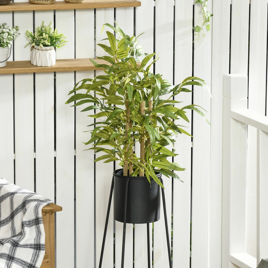 Pianta artificiale bamb¨´ ¨C zephmum ¨C verde 60 cm con vaso