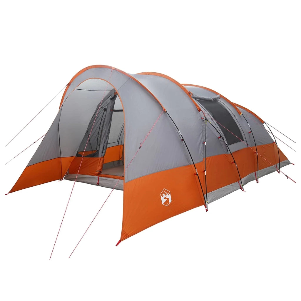 Tenda a tunnel Grigio e arancione 560 x 395 x 212 cm