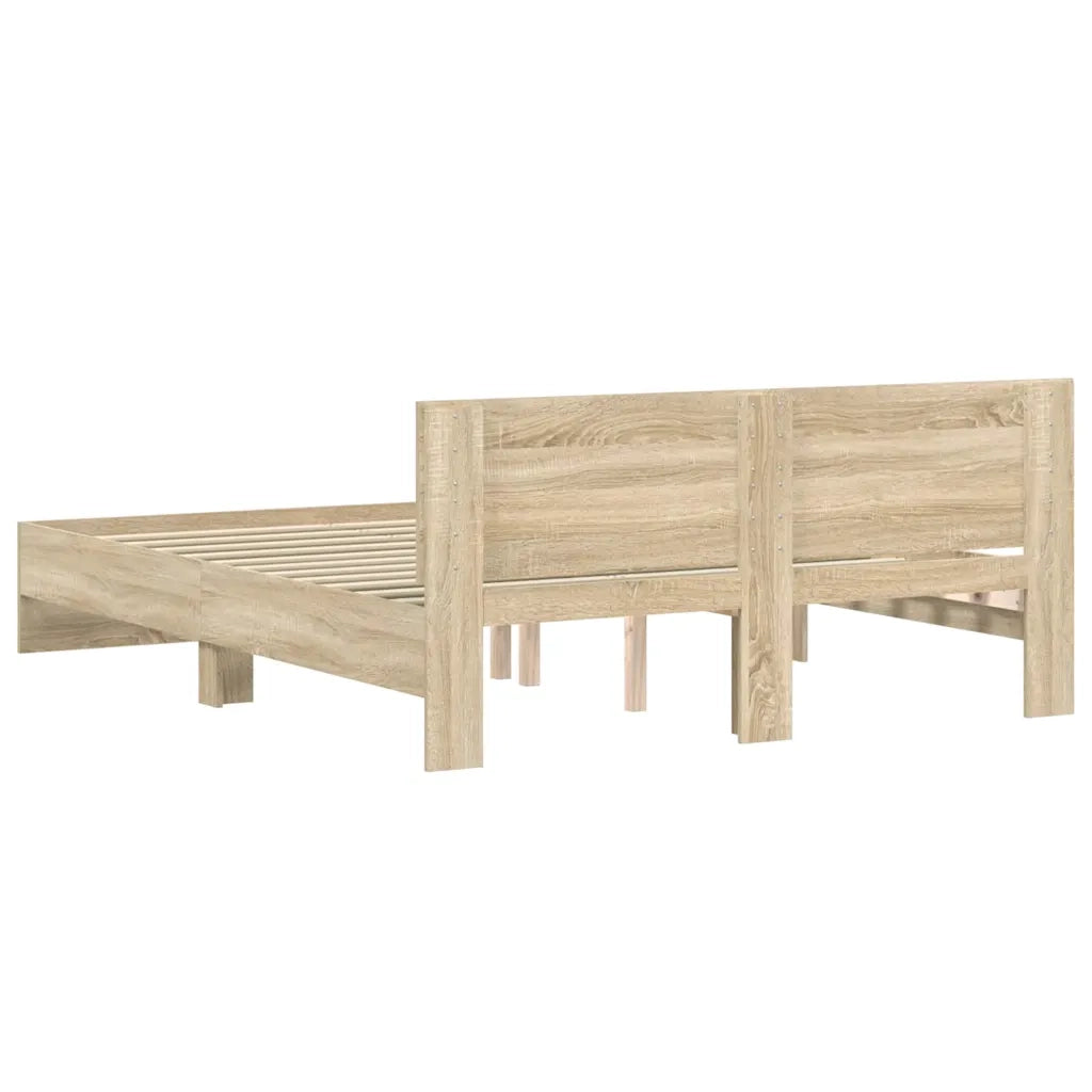 Struttura del letto Sonoma 152 x 203 cm Legno multistrato 3402861