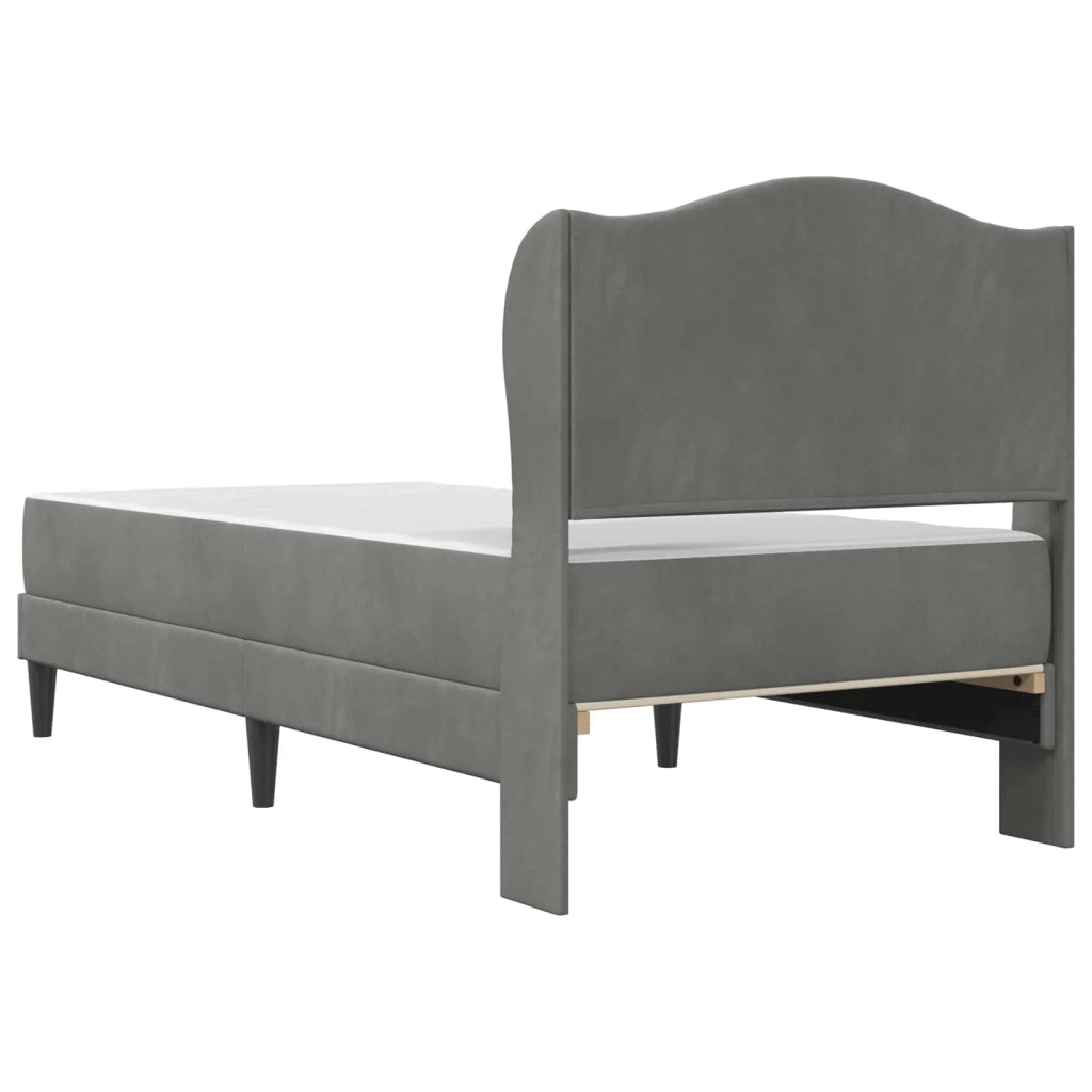 Struttura del letto Grigio Scuro 80 x 200 cm Velluto 3415167