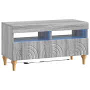 Mobile TV LED Sonoma grigio Legno ingegnerizzato 896341