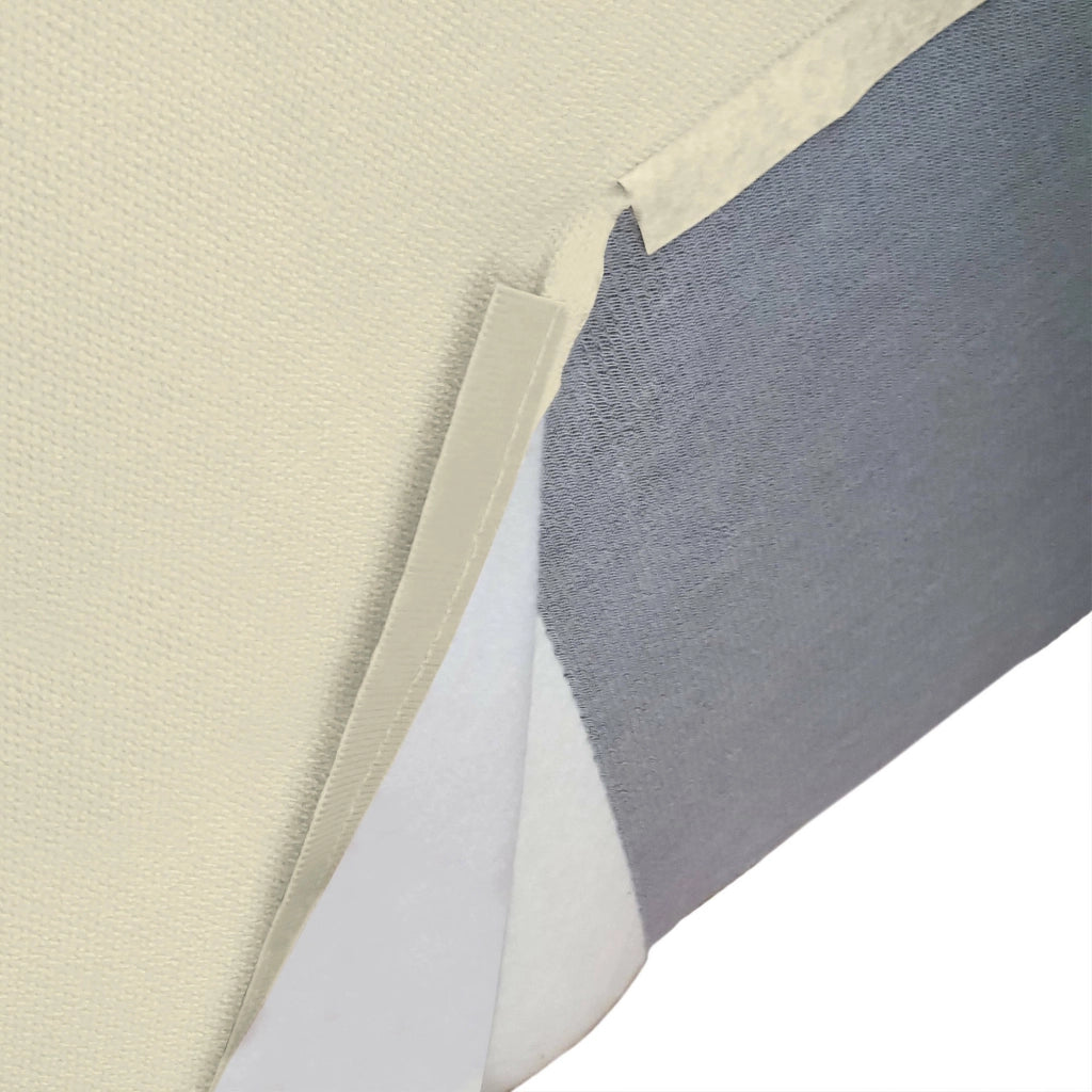 Divano fisso Alhoa, Divano componibile a 2 posti con penisola sinistra, Made in Italy, Sofà\  moderno in tessuto, Cm 220x170h70, Beige