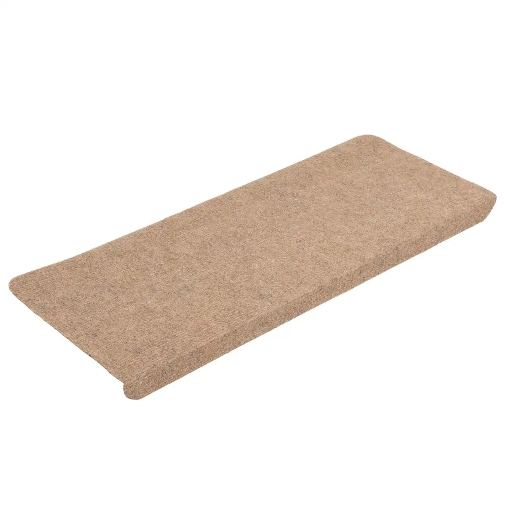 Tappetini Autoadesivi per Scale 30 pz | Gradini per Scale Beige 65x24,5x3,5 cm