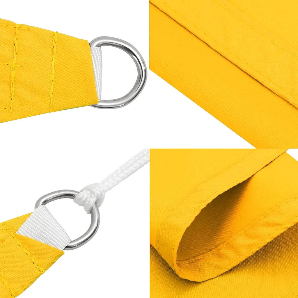 Parasole a Vela Oxford Rettangolare 2,5x4 m Gialla 135592