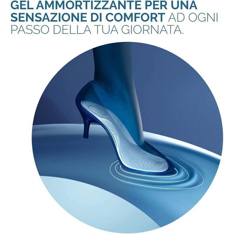 SCHOLL SOLETTE 2 CONFEZIONI DA 1 PAIO GEL ACTIV DONNA PER TACCHI MEDI AZIONE AMMORTIZZANTE E ANTISCIVOLO