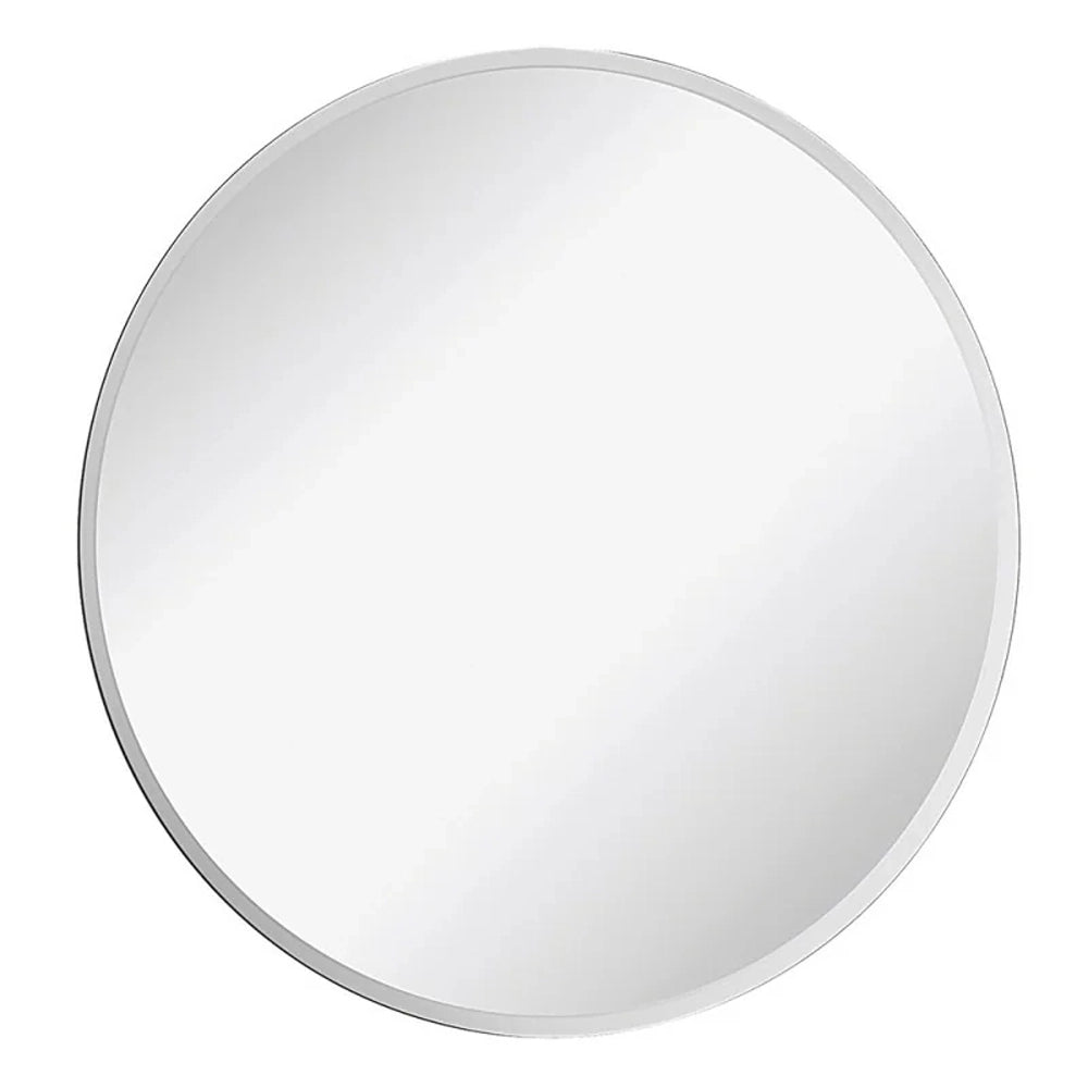 Specchio rotondo 70 cm reversibile biselattura di 2,5 cm