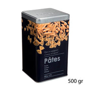 Contenitore per pasta Black Edition metallo rilievo 500 g
