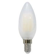 LAMPADA LED CANDELA C35 serie Filament Frost, E14, 4W,FA320°, 2700K, 220Vac,LM470, RA 80, 35*100mm