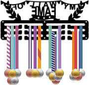 Display per medaglie sportive, nero, 114 x 51 pollici
