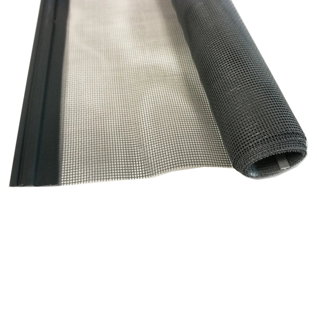 Vertical retractable mosquito net 100 x 170 cm brown color with expansion fastening