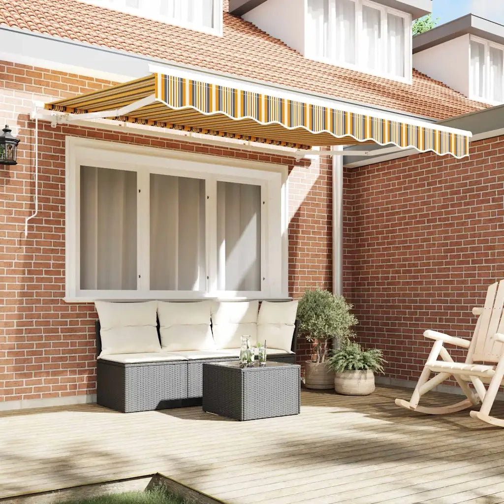 vidaXL Tenda Retrattile Multicolore 300 x 200 cm