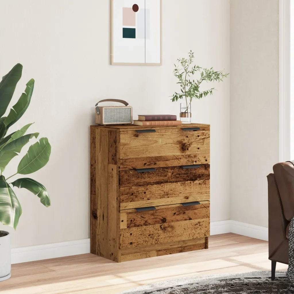 Credenza Legno Antico 60x30x70 cm in Truciolato 856834