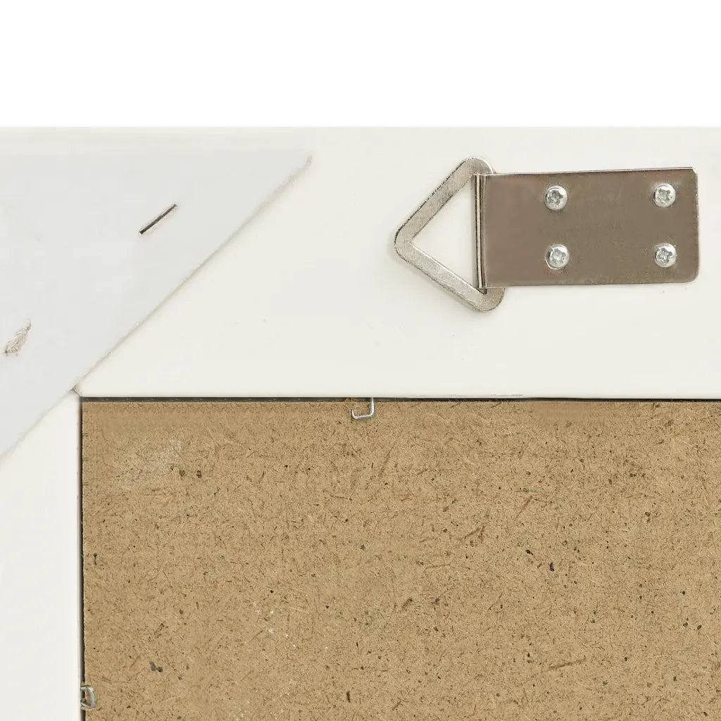 Specchio da Parete-Specchio a muro Stile Barocco 50x40 cm Bianco
