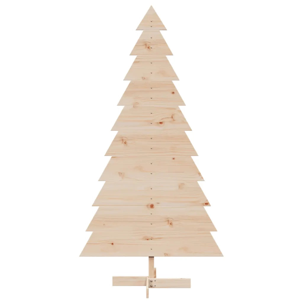 Albero di Natale Decorativo-Decorazioni natalizie in Legno 180 cm Legno Massello Pino 808964