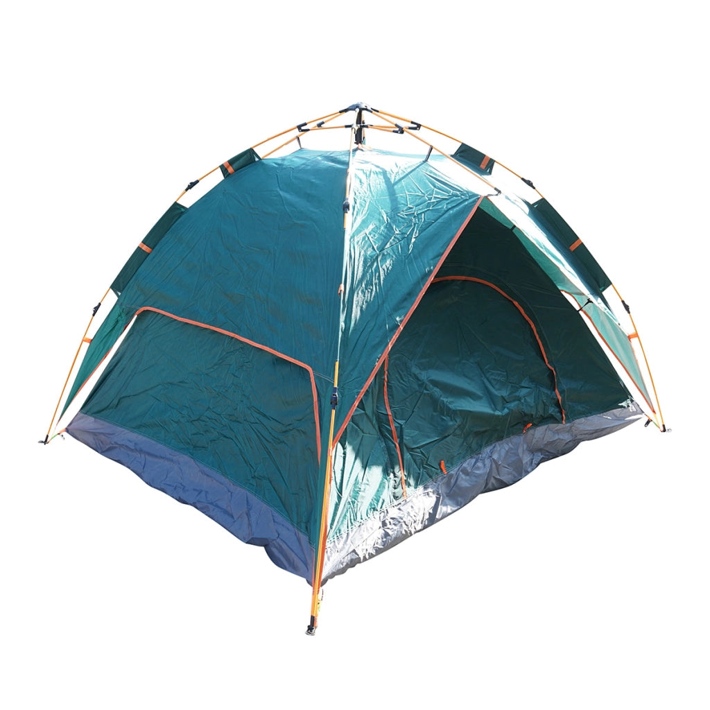 Tenda da campeggio per 2 persone, pieghevole automatica pop-up, impermeabile con protezione UV e zanzariera, 210x210x145 cm