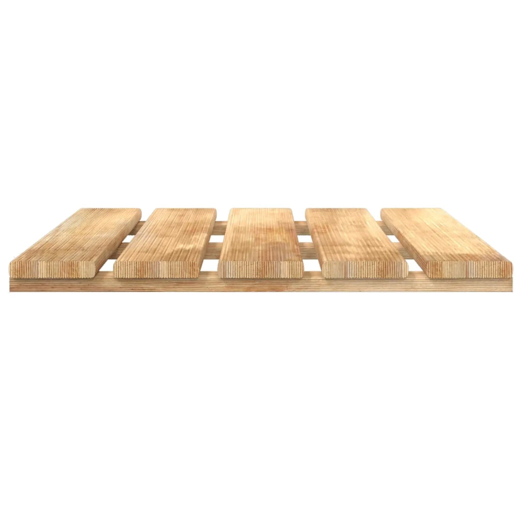 Piastrella per Decking 18 pcs Marrone 50 x 50 cm 3444824