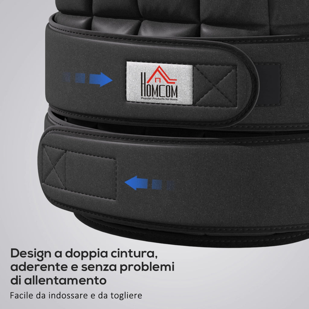 Giubbotto Zavorrato ¨C Minimal ¨C 20kg Nero