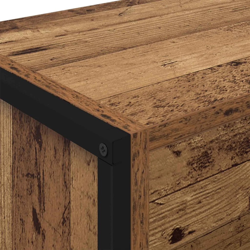 Armadio per Libri 2 pcs Legno vecchio 80 x 30 x 155 cm 3403008