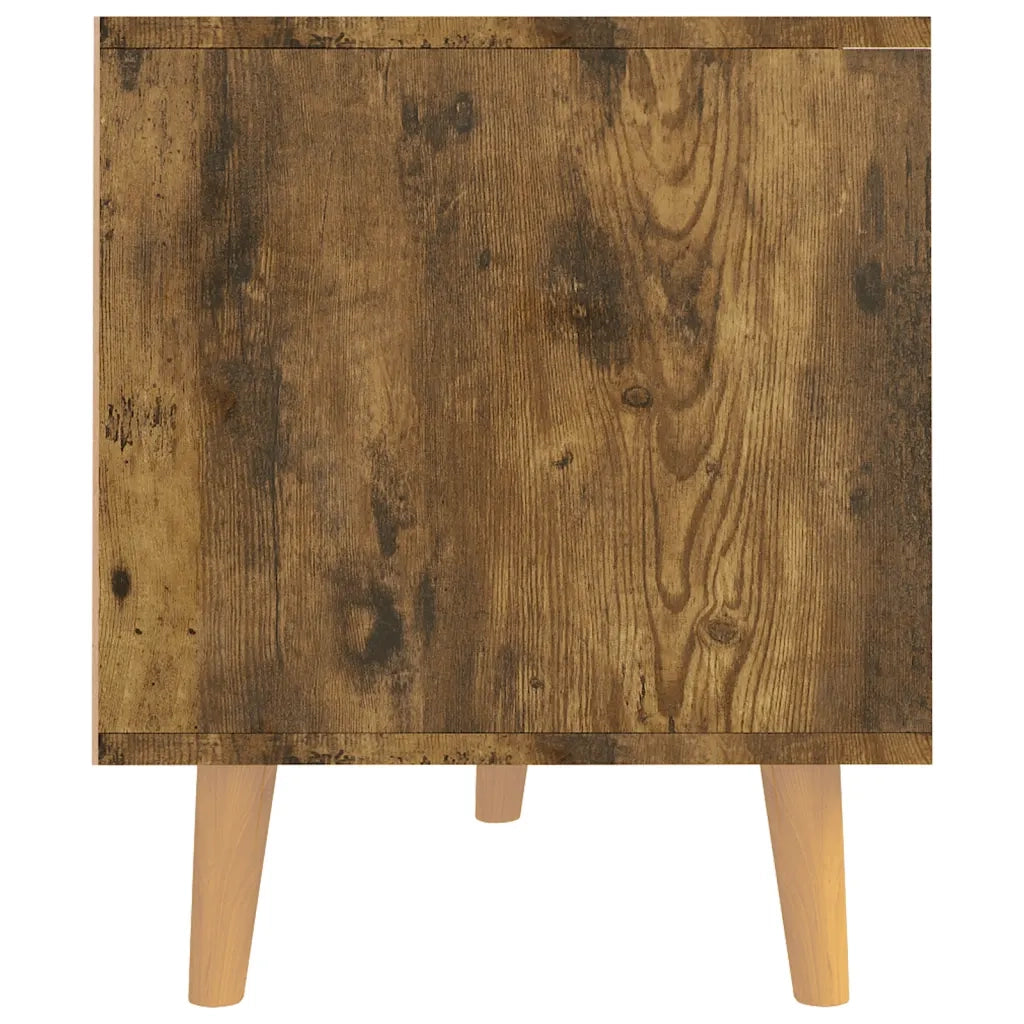 Mobile Porta TV Rovere Fumo 90x40x48,5 cm Legno Multistrato 326785