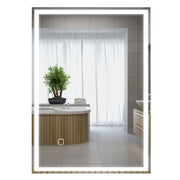 Specchio da Bagno con LED ¨C zephmum ¨C Bianco 60x30x