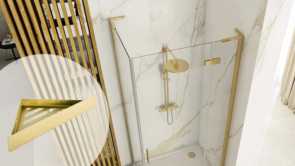 Mensola Da Bagno Sf07 Gold Brush