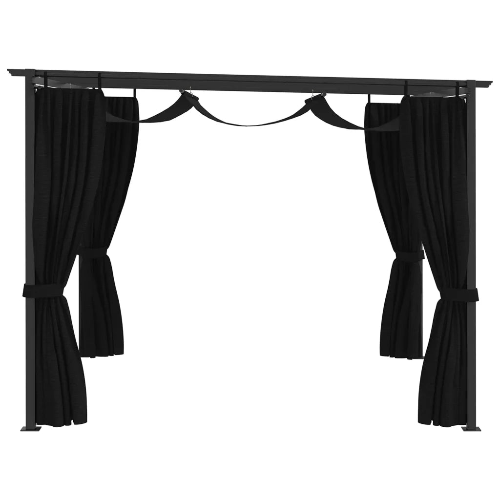 Gazebo 4x3 m Antracite 3053421
