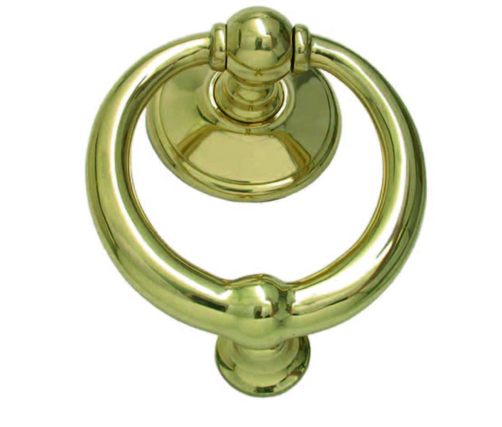 BATTENTE RING IN OTTONE LUCIDO  ø mm.110