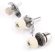 Regolatore di tensione di filo Sostenibile - Accessorio per macchina da cucire - Set da 3 pezzi - Lavoro di cucito professionale - Materiale metallico/plastico - Lunghezza 3,5/4,5/5,5 cm - Componente di macchina da cucire