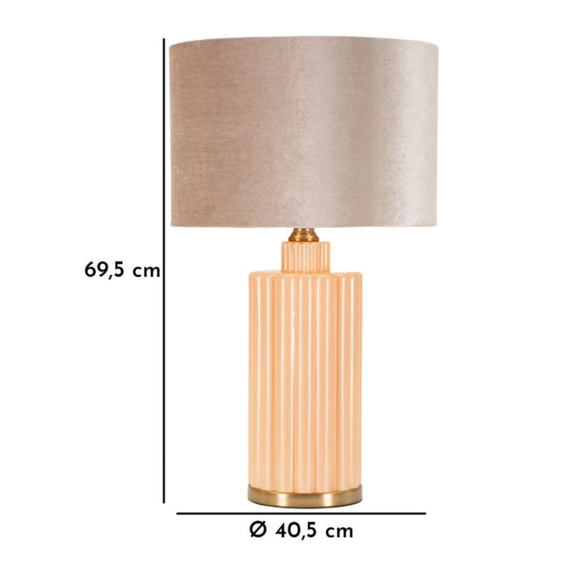 Lampadelle A Da Tavolo Perly -d- cm ø 40,5x69,5