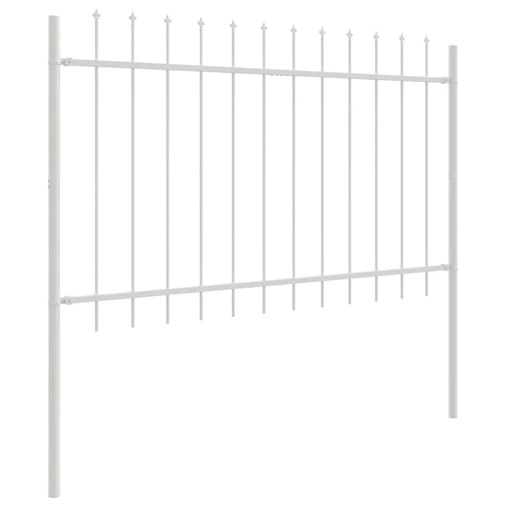 Recinzione per Giardino 9 pcs Bianco 15,3 x 0,8 m 3334179