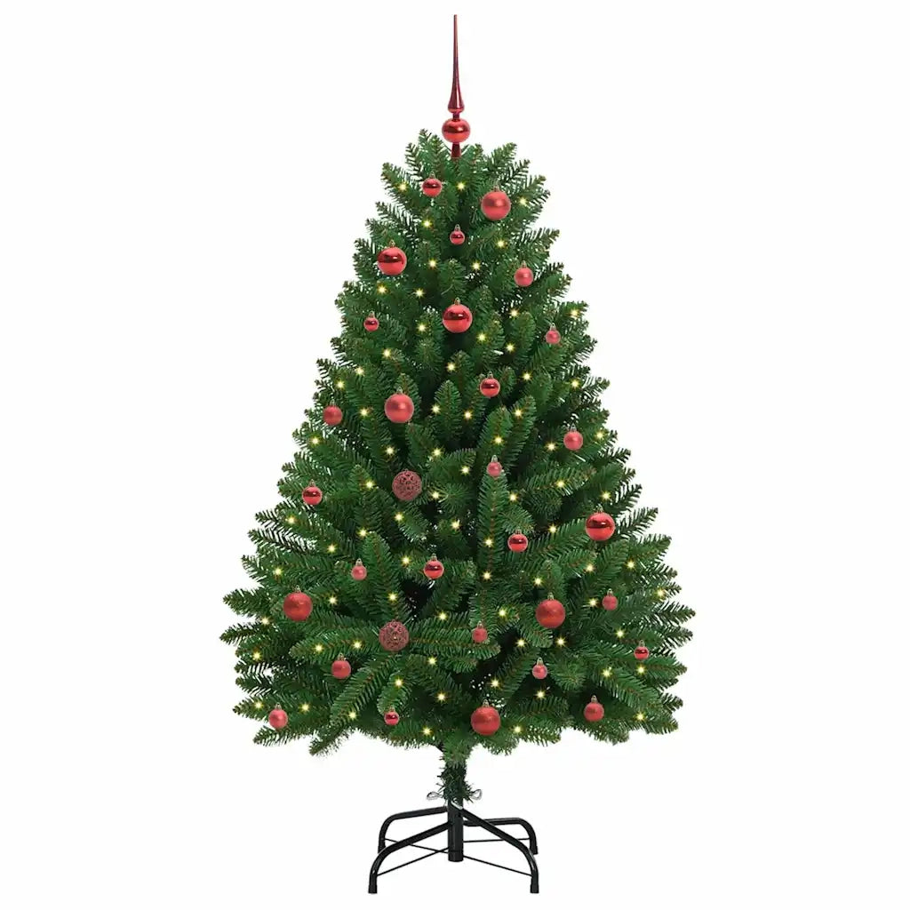 Albero di Natale artificiale Verde 150 cm PVC e Metallo 3395676