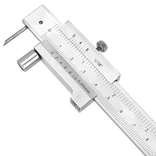 Calibro Digitale 0-200 mm con Stantuffo in Acciaio Inossidabile - Precisazione ± 0,1 mm - Risoluzione 0,1 mm - Compacto - Peso 176 g - Calibro Digitale Portatile