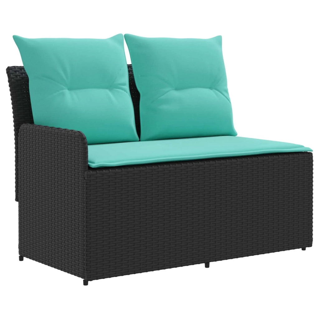 Sofa da giardino-Divano con braccioli da giardino con divano angolare 2 Pezzo 892035