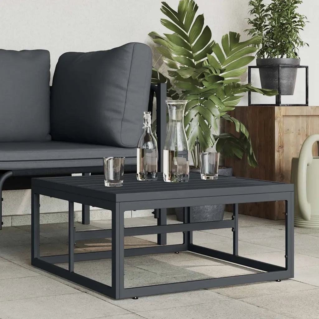 Divano da Giardino-Mobili da Esterno Antracite 70 x 70,5 x 32 cm Acciaio