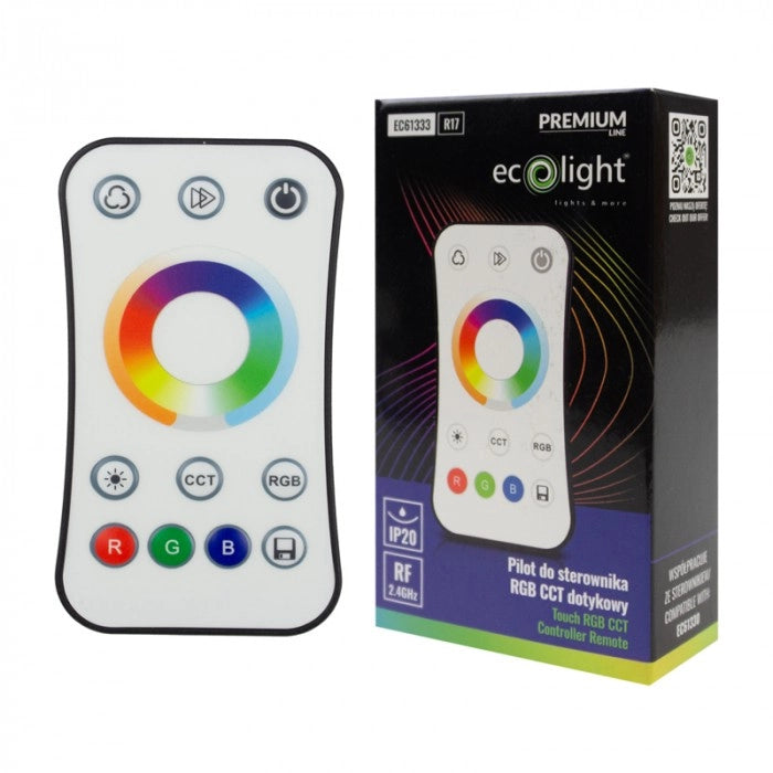 Telecomando touch RF R17 per V5-M RGB+CCT bianco Ecolight