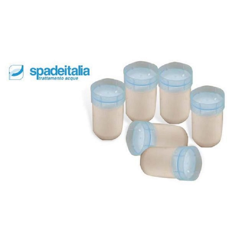 SPADEITALIA - 6 RICARICHE UNIVERSALI PER DOSATORI DI POLIFOSFATI IN POLVERE Da 1/2"