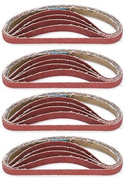 Set di cinture di abrasione 330x10mm - Set di cinture di abrasione - Carta abrasiva fine - Carta abrasiva 240# - Macchina per cinture di abrasione compatibile - 20 pezzi