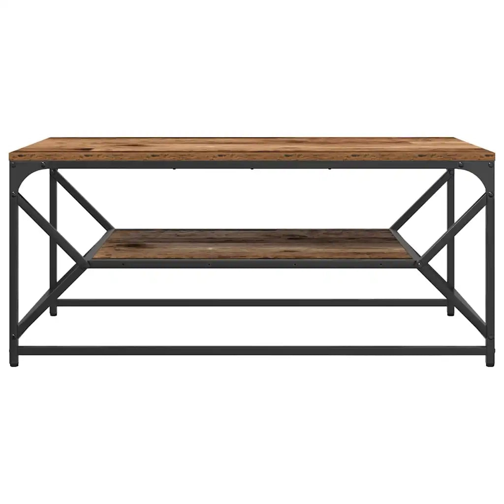 Tavolino da Salotto-Tavolino da soggiorno-Tavolo Legno vecchio 90 x 50 x 40 cm