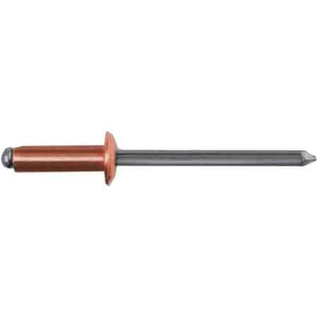 RIVETTO A STRAPPO 'RAME' 4,0x9 mm - Confezione 100 pezzi