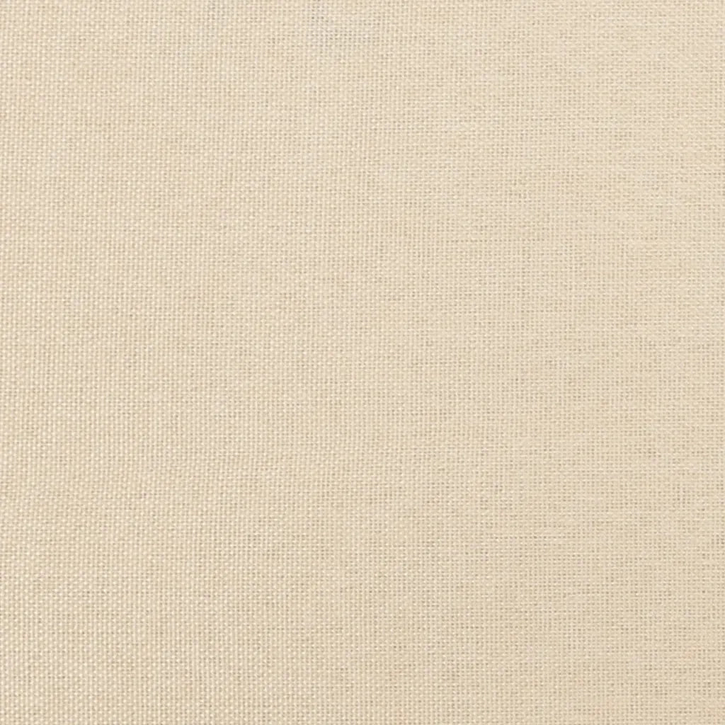 Giroletto a Molle con Materasso Crema 160x200 cm in Tessuto 3144535