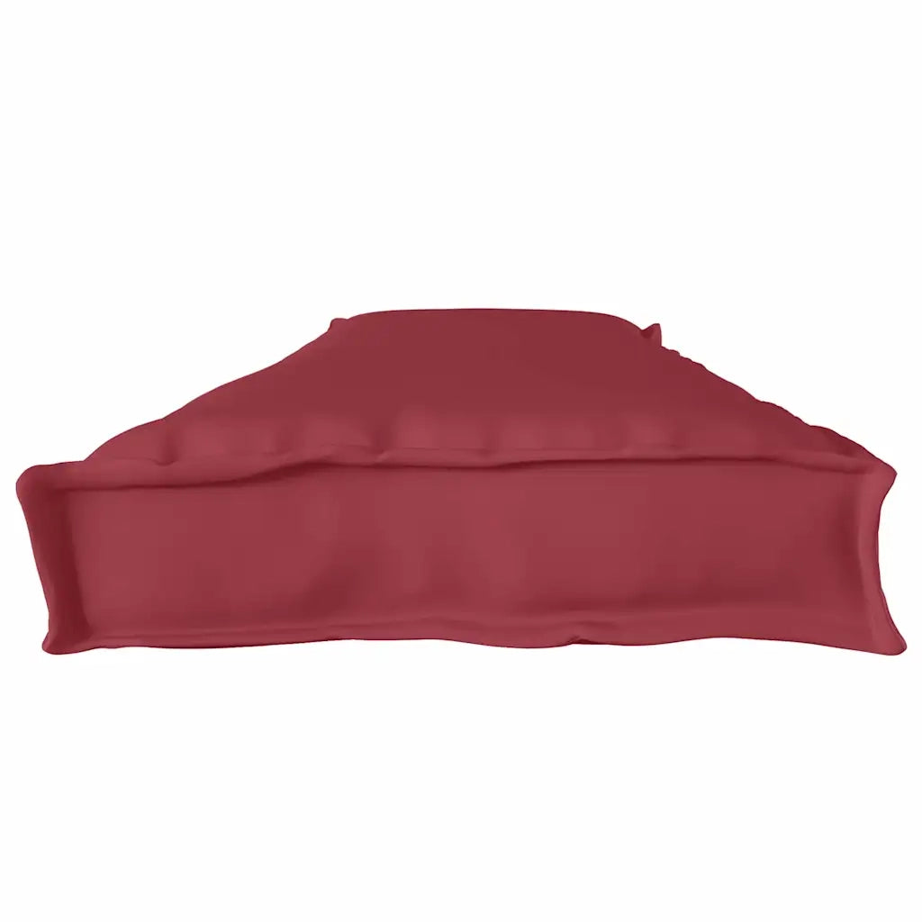 Cuscino per pallet Rosso Vino 180 x 40 x 8 cm Tessuto Oxford 42001674