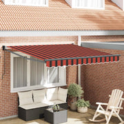 Tenda Retrattile Arancione e Marrone 300 x 250 cm 3329947