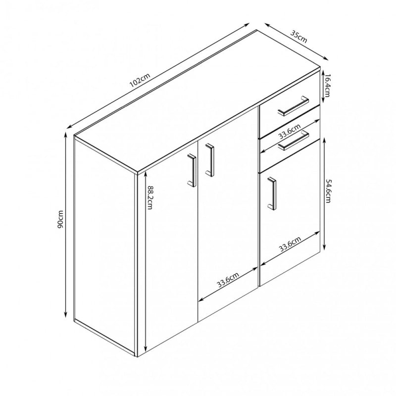 MOBILE FLEXI QUERCIA CHIARO