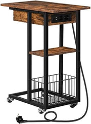 Tavolo da letto portatile - Con ruote - Design pratico e stile per flessibilità