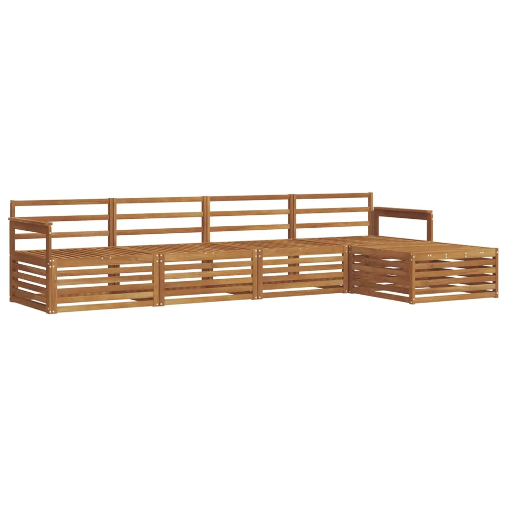 Set di divani da esterno 5 pcs Naturale 3373284