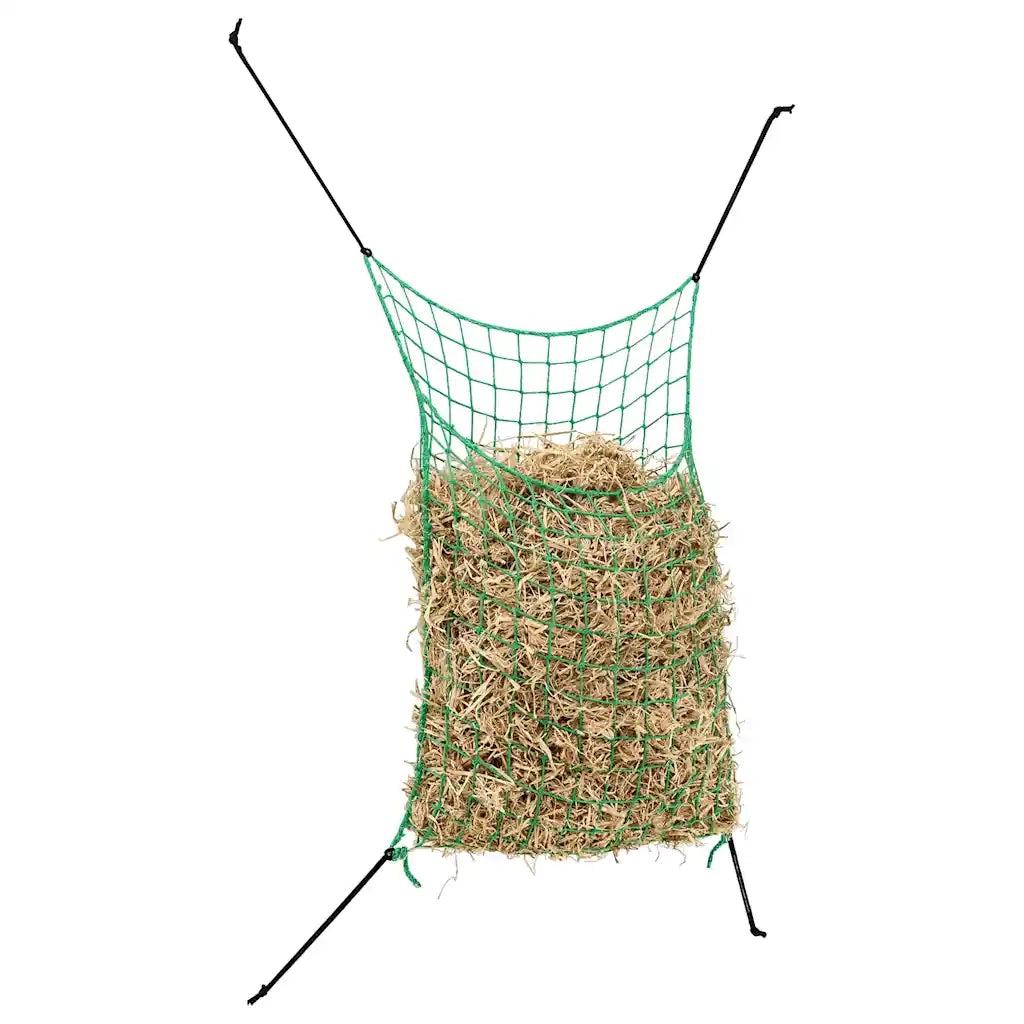 Reti da Fieno 2pz Rettangolari Verdi 200x120 cm in PP 4012299