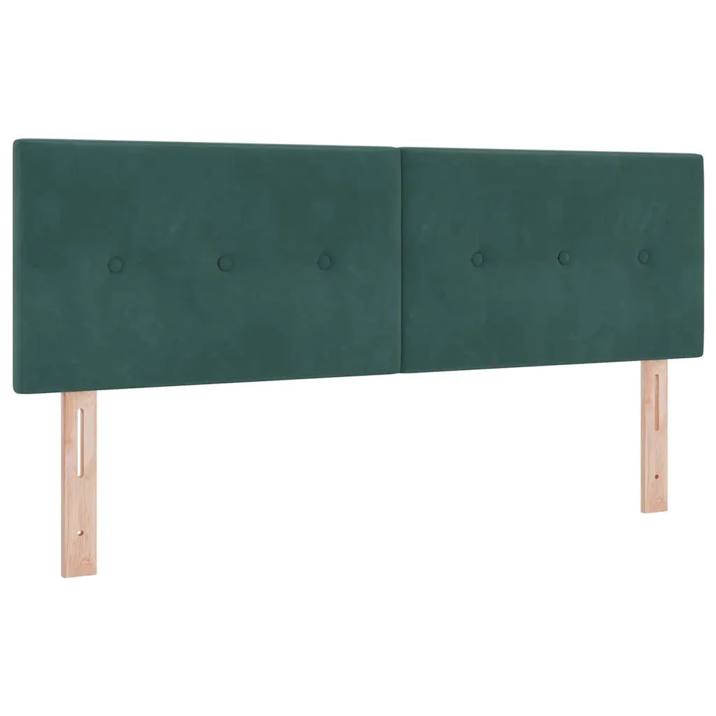 Testiera | Testata Verde Scuro 160 cm Velluto