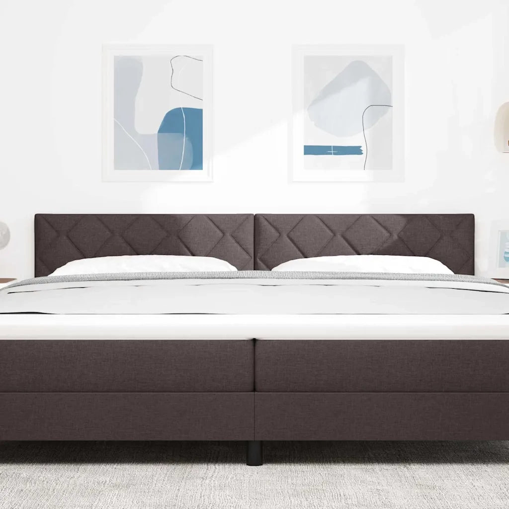 Testiera | Testata LED Marrone 200 cm Tessuto