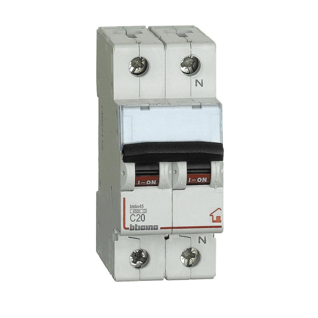BTicino Inter. Magnetotermico 2 Din C 20A FC810NC20